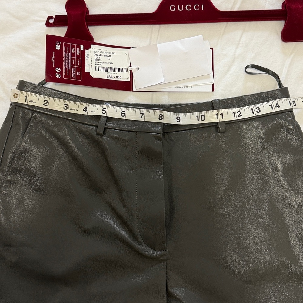 Gucci Leather Shorts - Picture 6 of 8